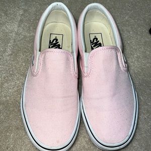 Light pink no lace vans